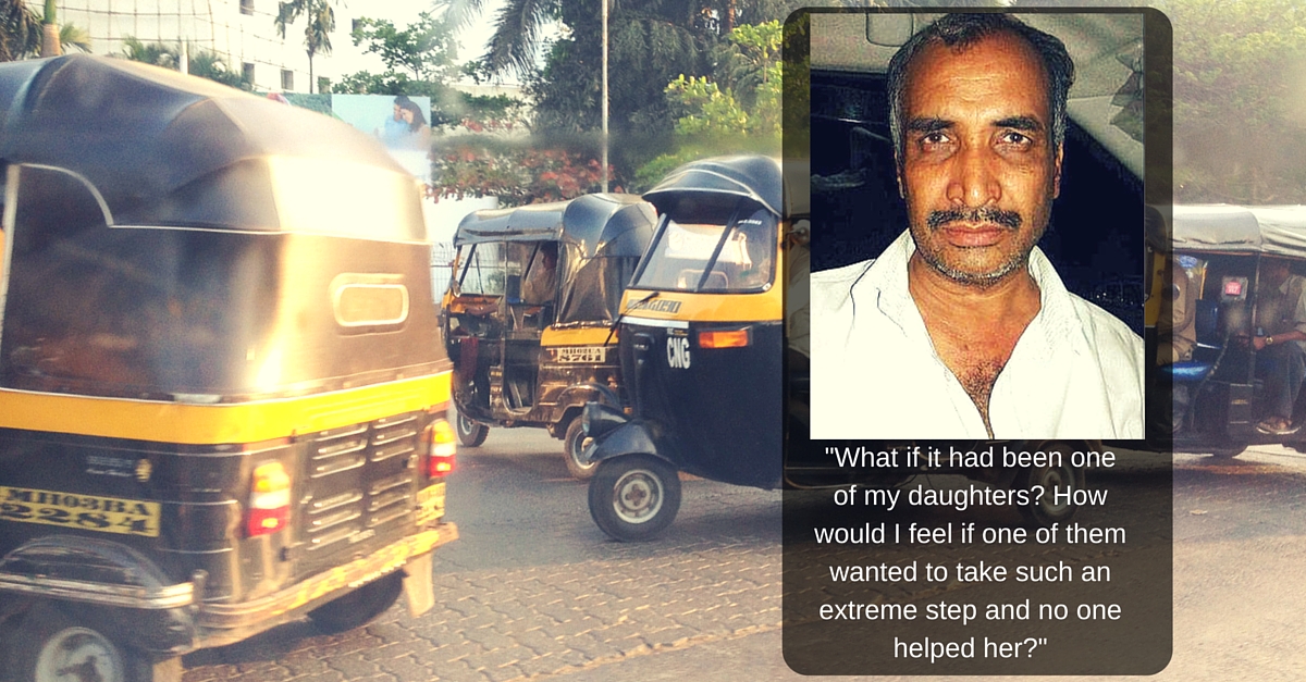 This Is What a Mumbai Auto Driver Did on Finding His Passenger Wanted to Commit Suicide