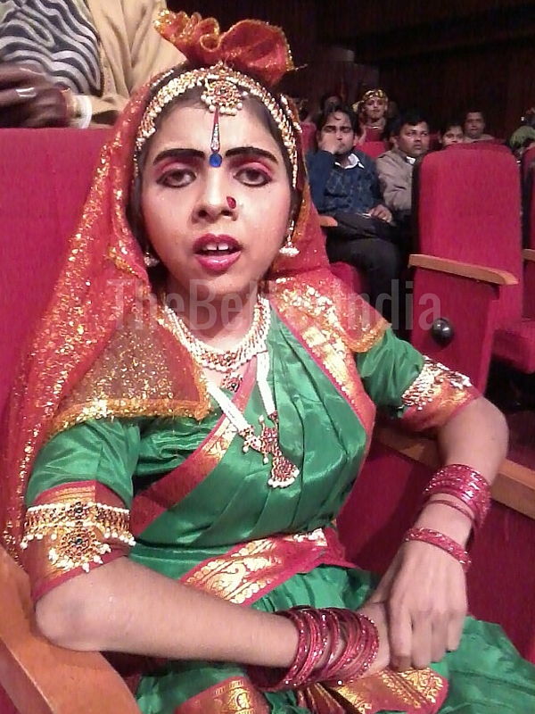 Priya at a dance competition 
