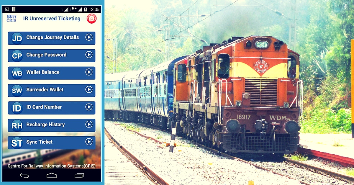 Indian Railways Launches ‘utsonmobile’ App for Paperless Unreserved Ticket Booking