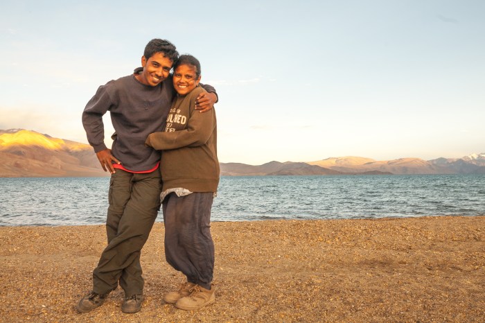 In Tso Moriri, Ladakh, India