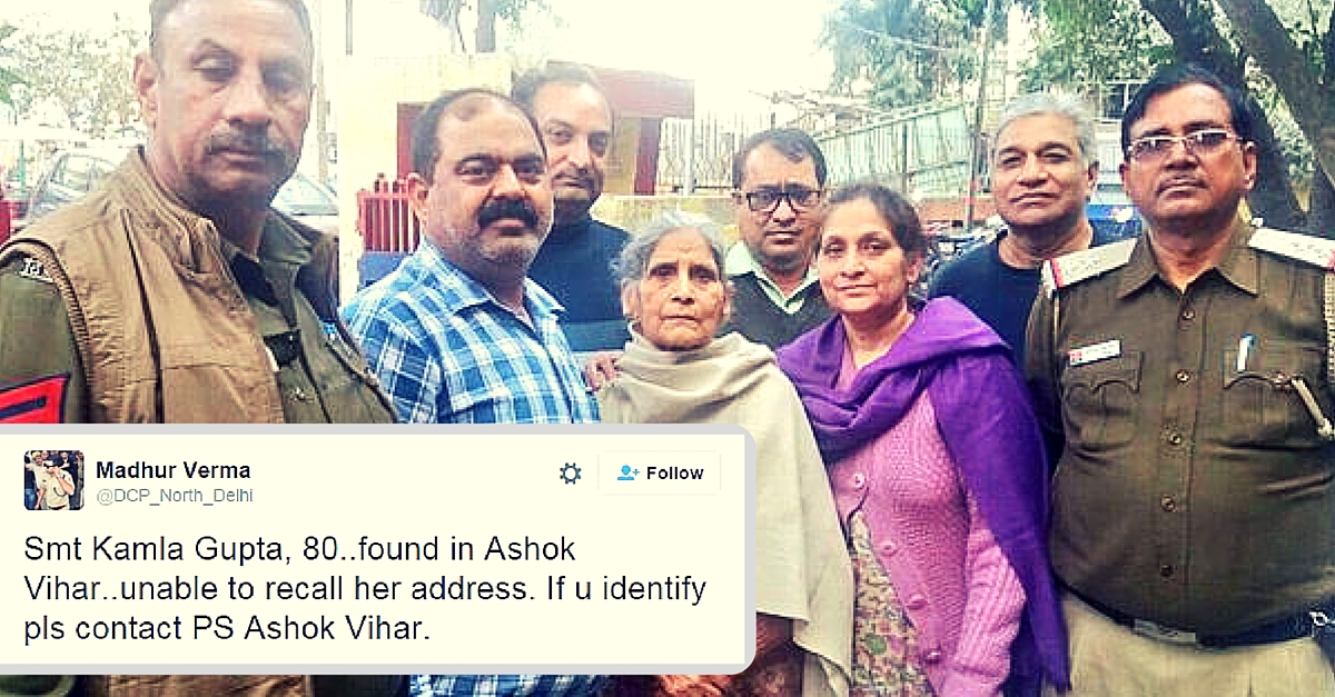 How Twitter and Police Came Together to Reunite an 80-Year-Old Woman with Her Family