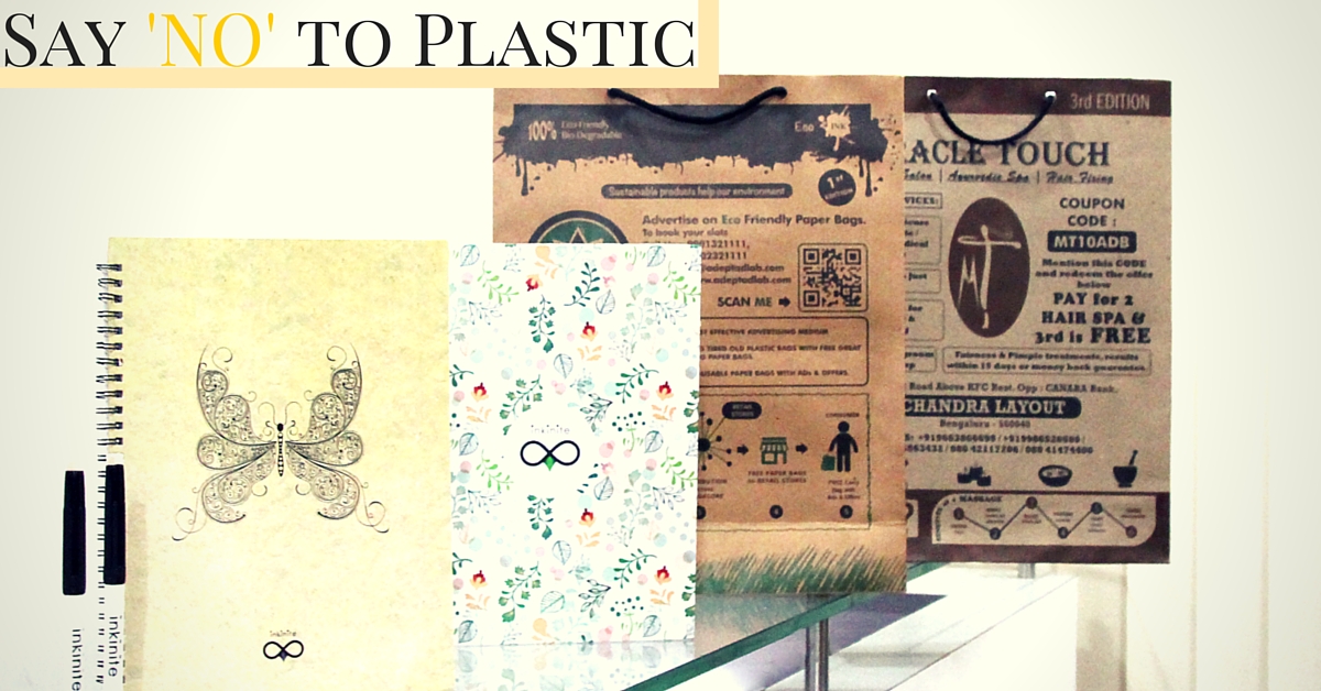 Survive the Bengaluru Plastic Ban With These Rewritable Notebooks and Innovative Paper Bags