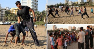 A Mumbai Beach Turns into a Free Kung Fu Class for Girls Every Weekend. Thanks to Two Teachers.