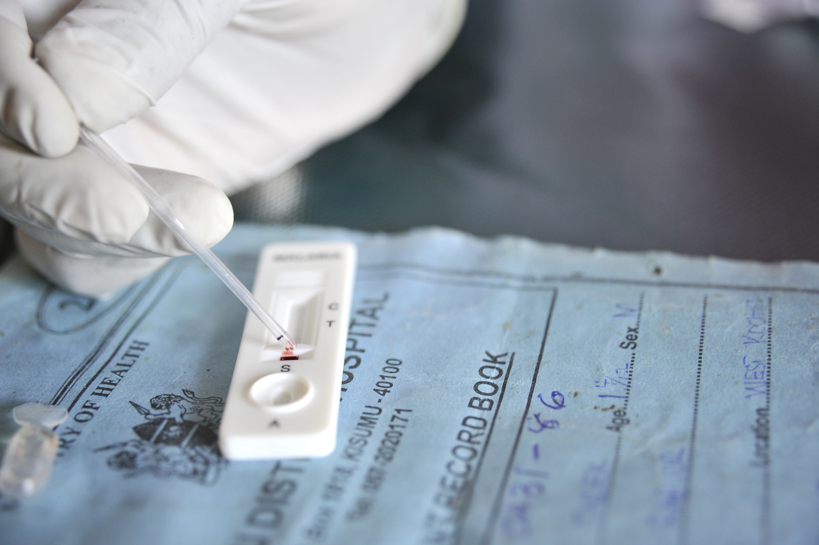 Malaria blood samples