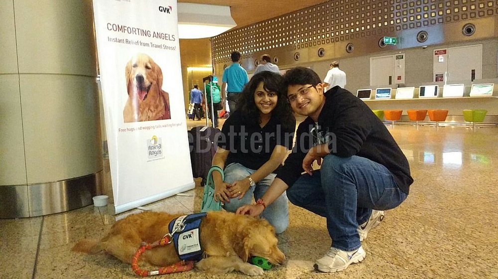 How Animal Angels Foundation Helps People Fight Stress at Mumbai Airport