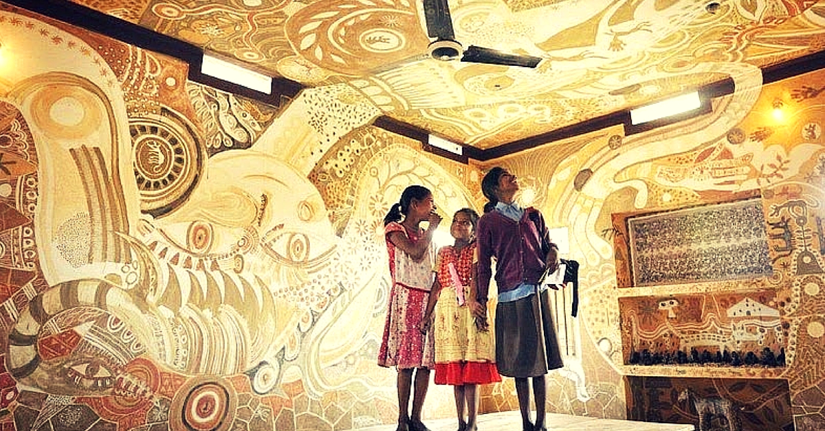 Artists from India and Japan Transform the Walls of a Bihar School into Stunning Exhibits of Art