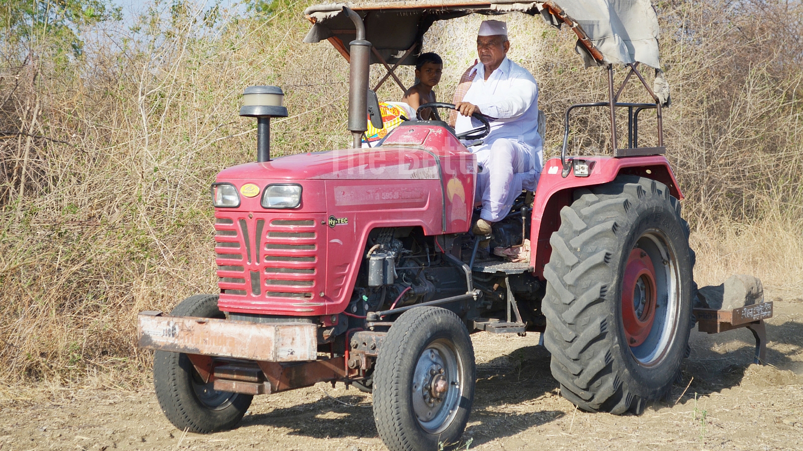 farmer tractor