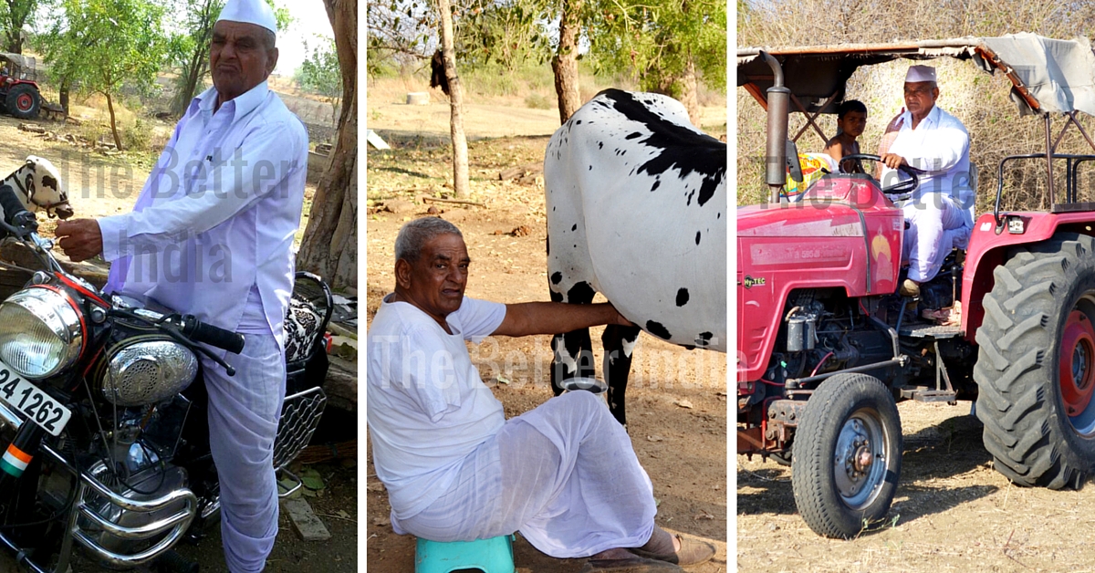 He Lost His Right Arm When He Was 18. Today, He Farms, Drives a Tractor And a Motorcycle Too!