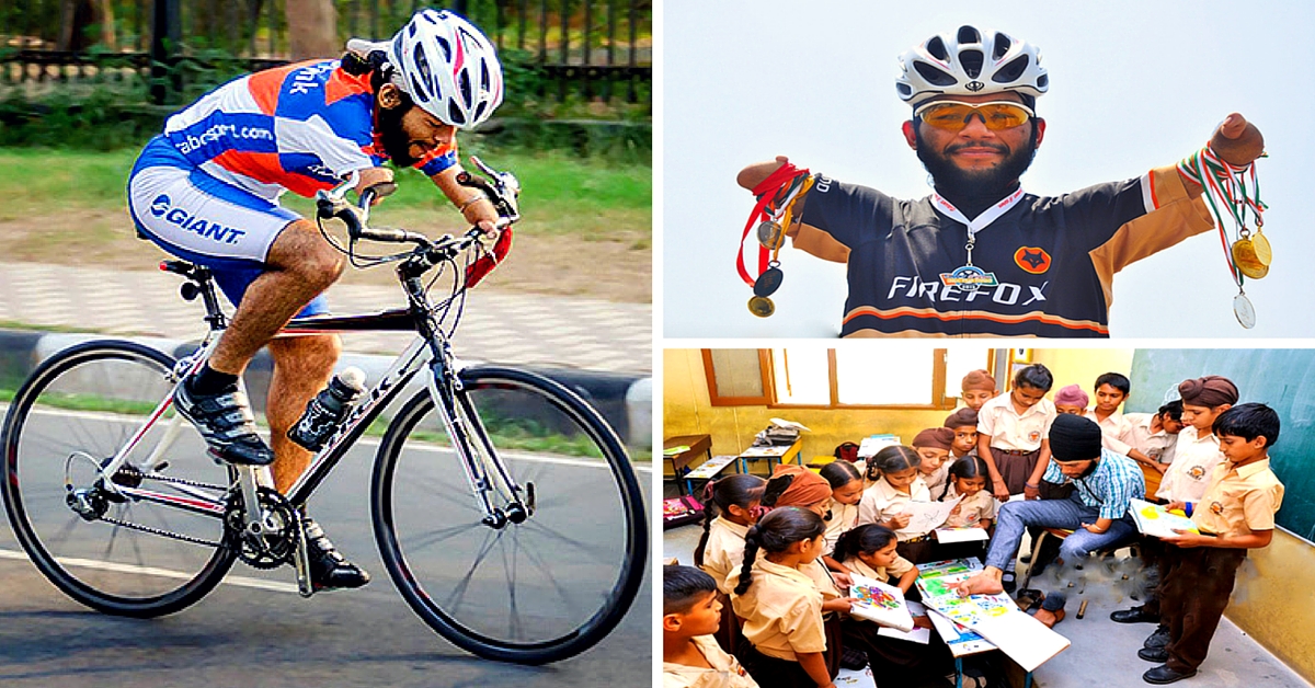 He Has No Arms, But ‘Super Singh’ Paints, Cycles 25 Km Daily & Aims to Bag the Gold Medal at Rio