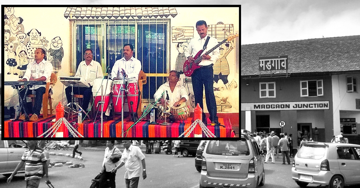 For the First Time, a Live Band Will Entertain Passengers at a Railway Station in Goa