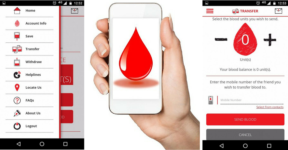 This New Blood Banking App Lets You Deposit, Withdraw and Even Transfer Blood, Just Like Cash!
