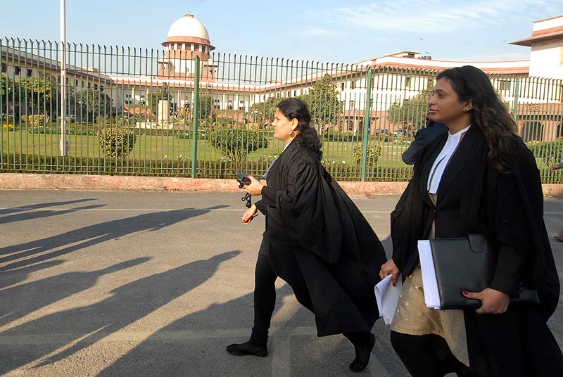 Supreme Court in New Delhi on 02/02/2012 (Photo By Tribhuvan Tiwari/Outlook)