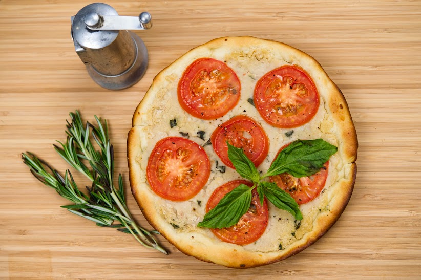 Tuscan White Bean Pizza Keywords: Food, Recipe, Vegetarian, Vegan