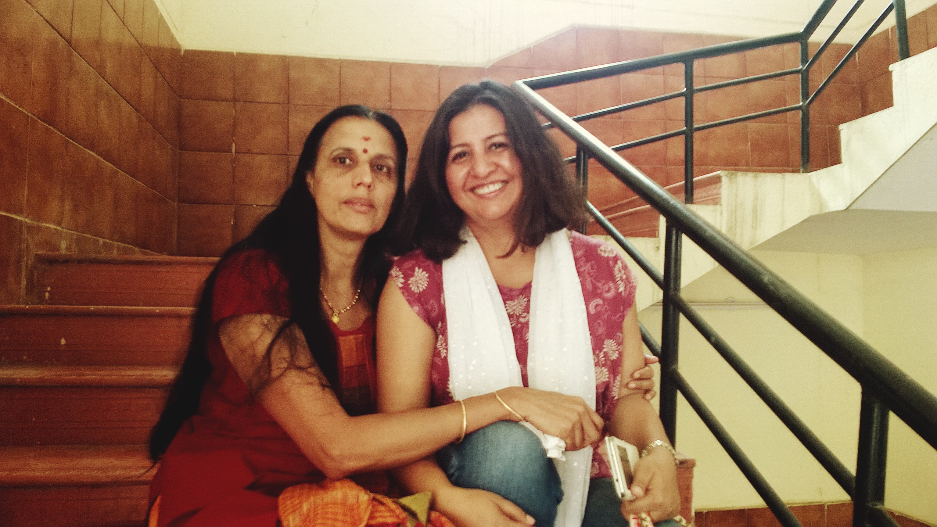 Suja and Malini mothers of adopted daughters