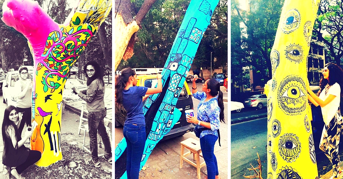 Here’s Why 14 Women Including Twinkle Khanna Are Painting Dead Trees in Mumbai