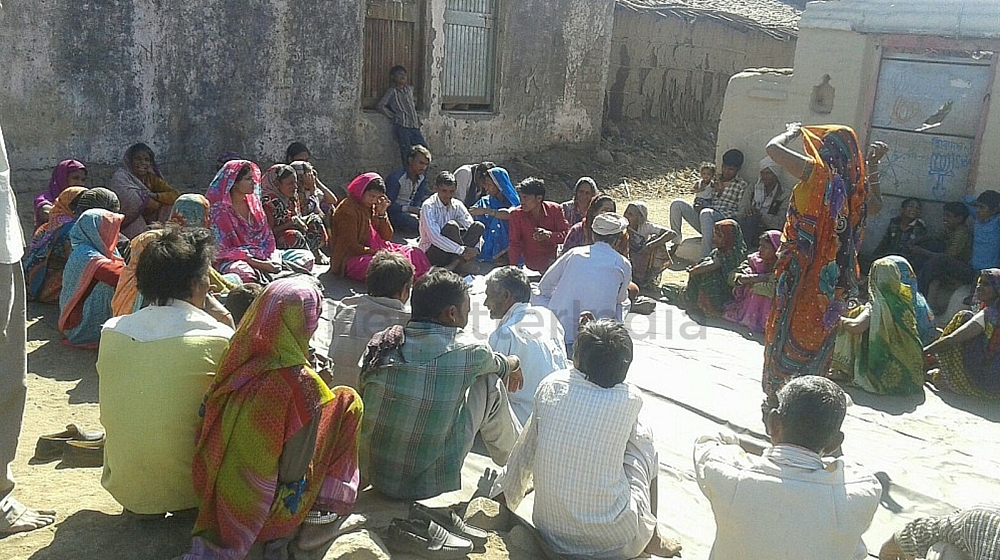 Gram Sabha awareness camp conducted by Roopa 