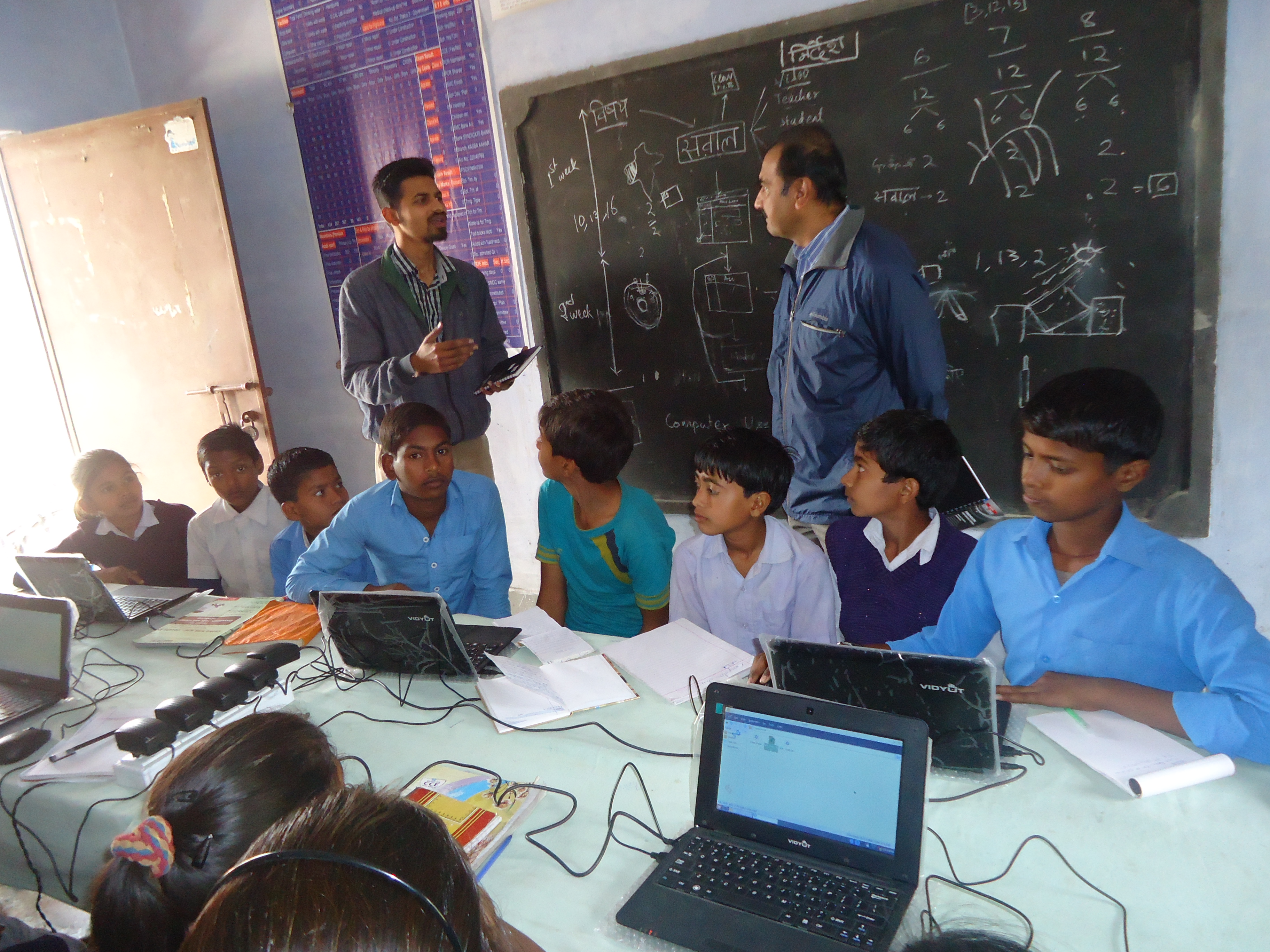 Computer Lab at Bherokhara Middle School