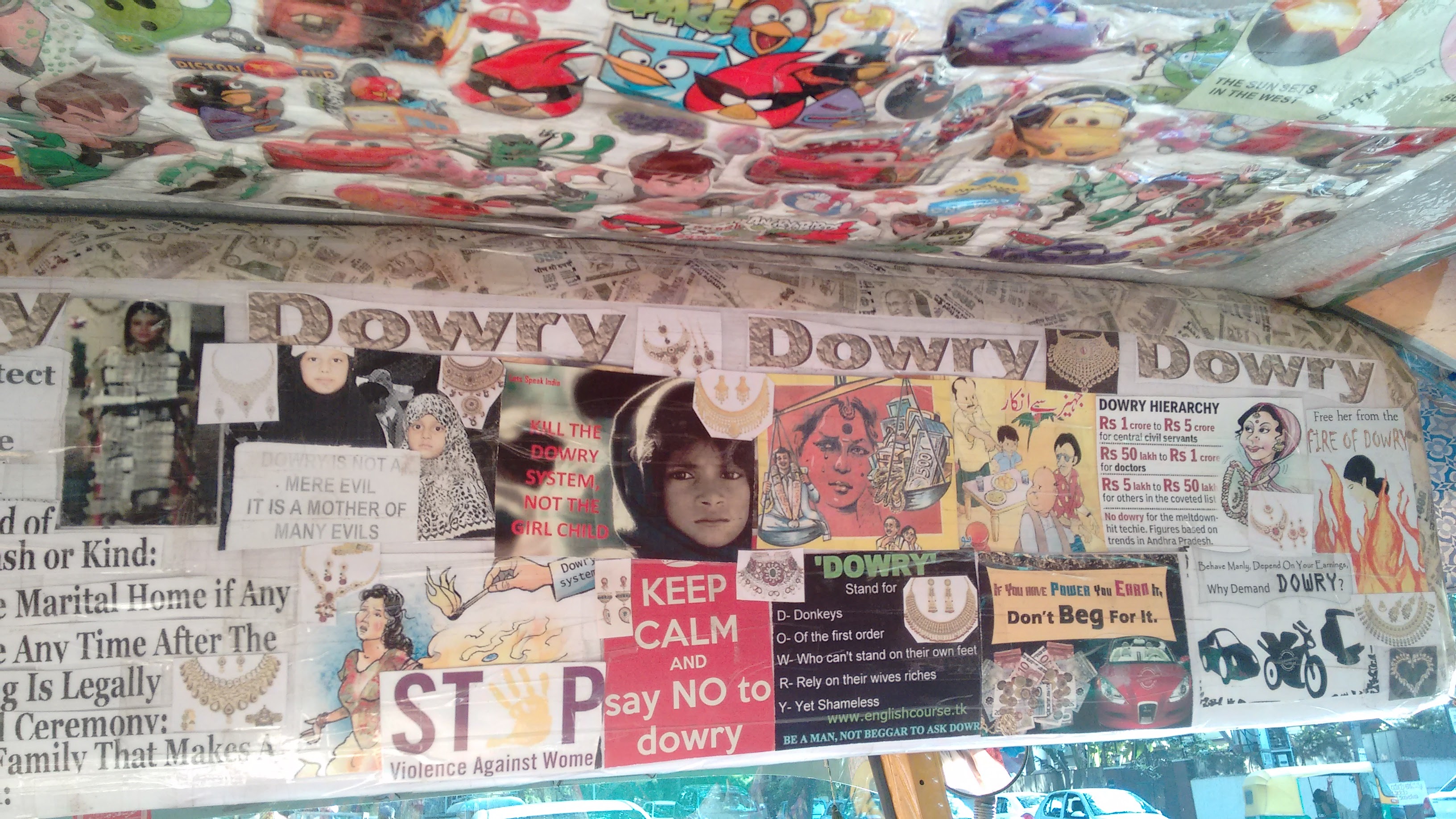 Anti-dowry posters