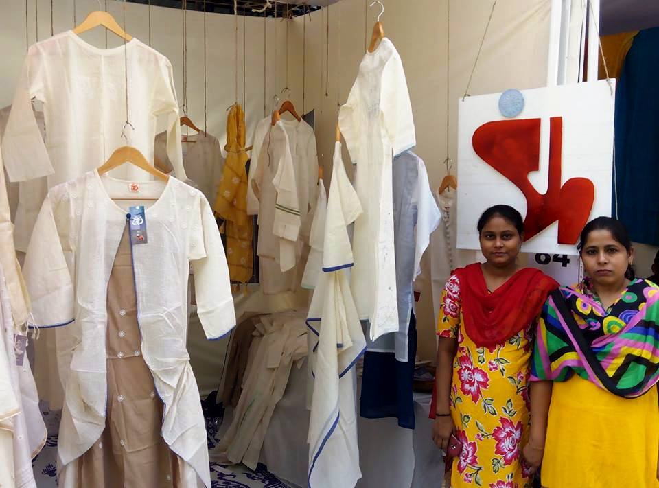 The women chikankari artisans participate in various design exhibitions in Lucknow and also independently travel to other cities across India to showcase their craft.