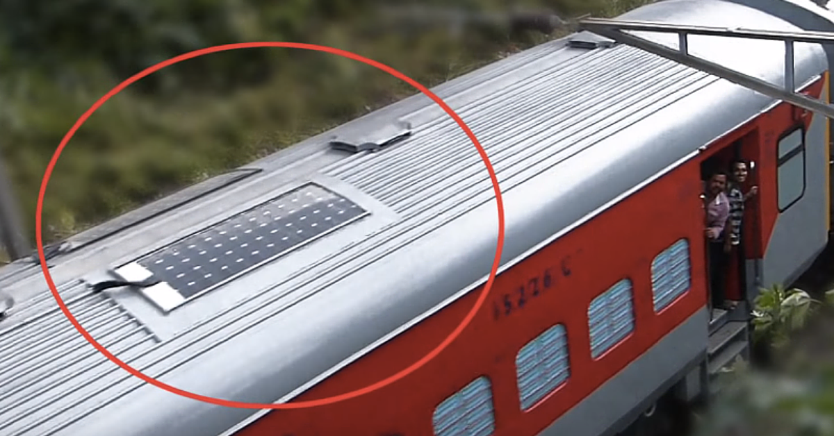 Soon, All Electrical Appliances in Our Trains Might Be Powered by Solar Energy