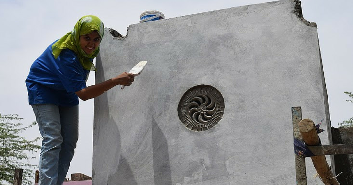 Suriya working on the Kotri toilet