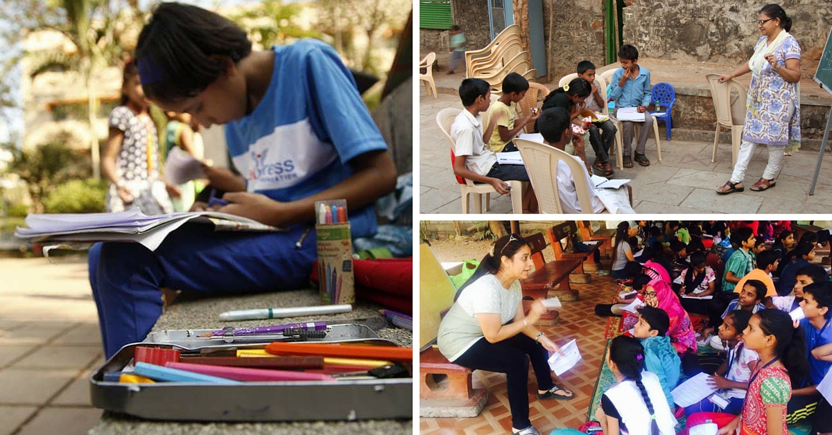 Mumbai NGO Utilizes Public Spaces to Connect Volunteers with Children Who Want to Learn