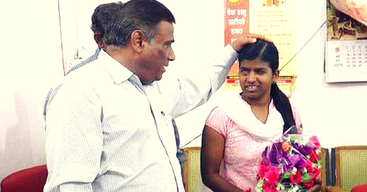 Visually Impaired Girl Gets Bank Job, Returns Rs. 10,000 to Collector Who Gave Her Money to Study