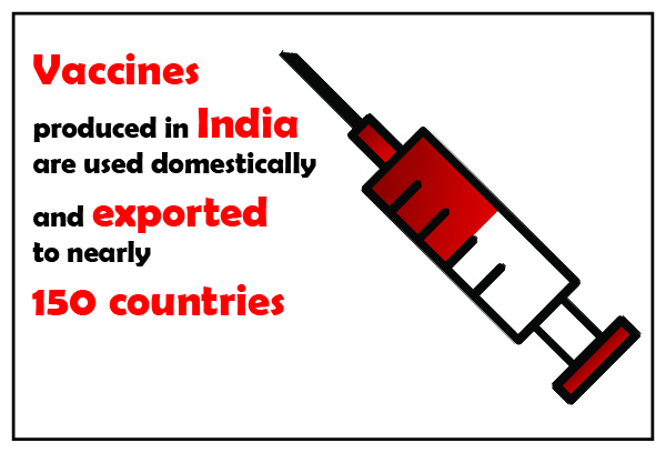 India is one of the biggest suppliers of low cost vaccines in the world 