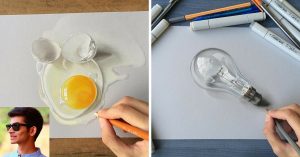 19-Year-Old's Stunning 3D Drawings Will Make You Want to Reach Out and Touch Them