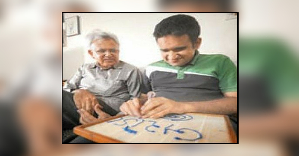 His Own Son’s Struggle Inspired ISRO Scientist to Develop a Drawing Device for the Blind