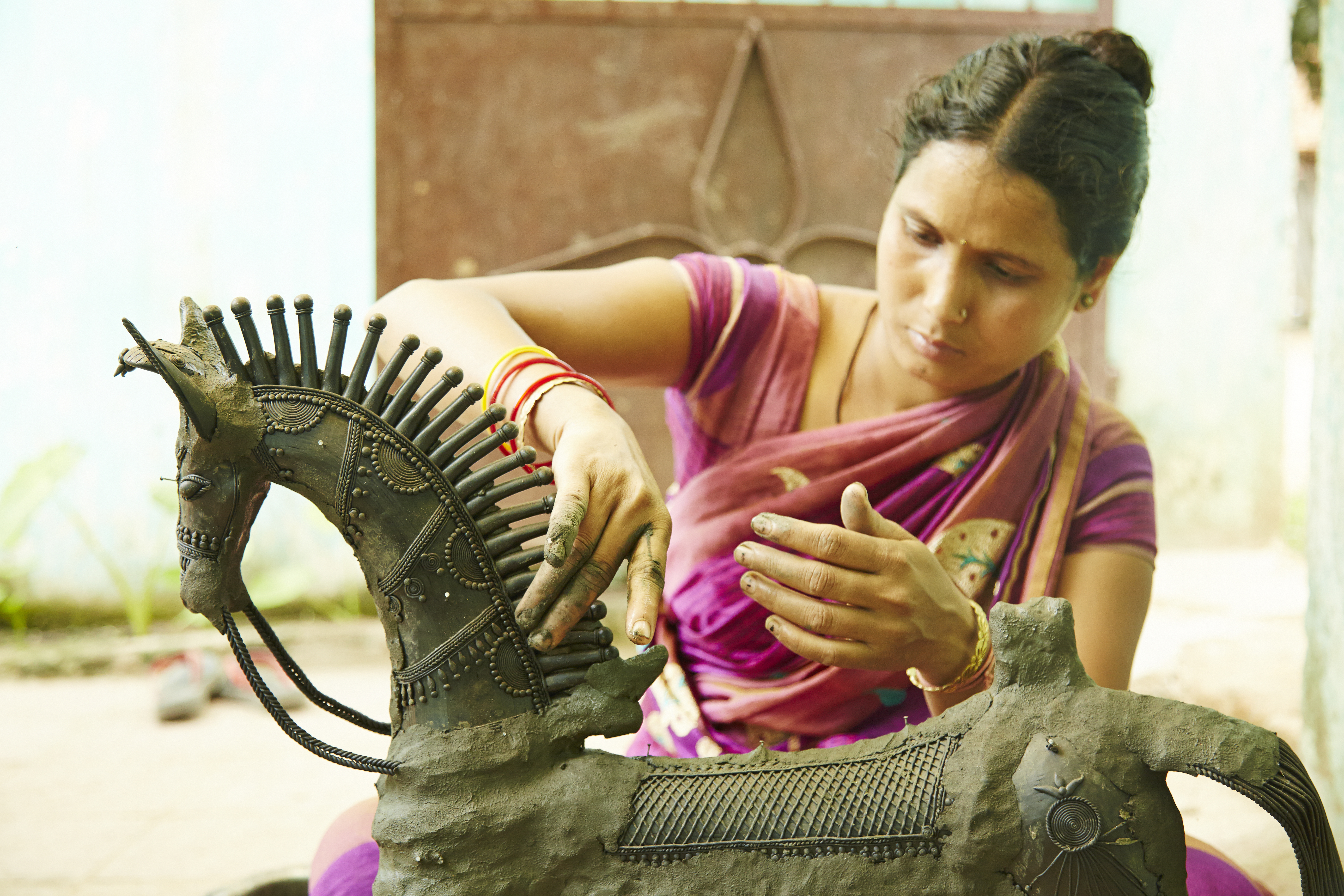 India_Kala_Indian_Handicraft_Bastar_Dokra