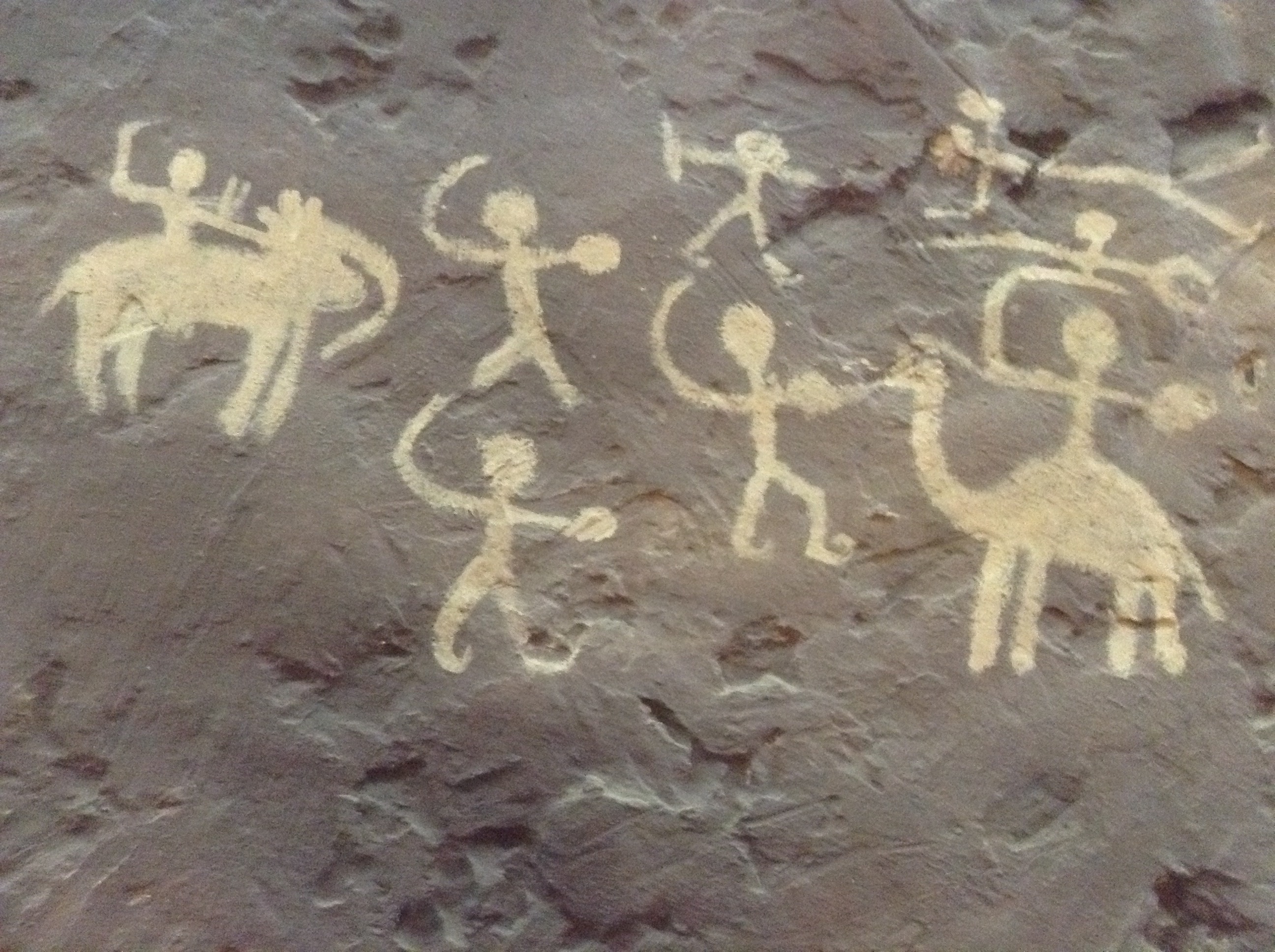 An example of rock art created by the Early Man