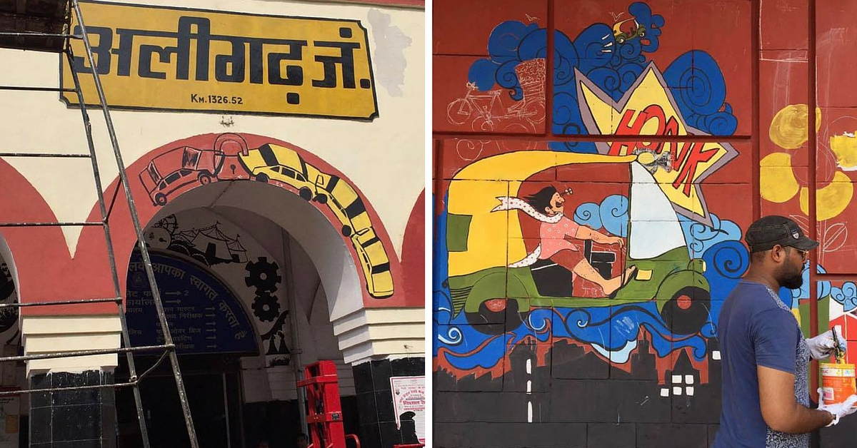 IN PHOTOS: Witness the Amazing Transformation of Aligarh Railway Station in Just a Week!
