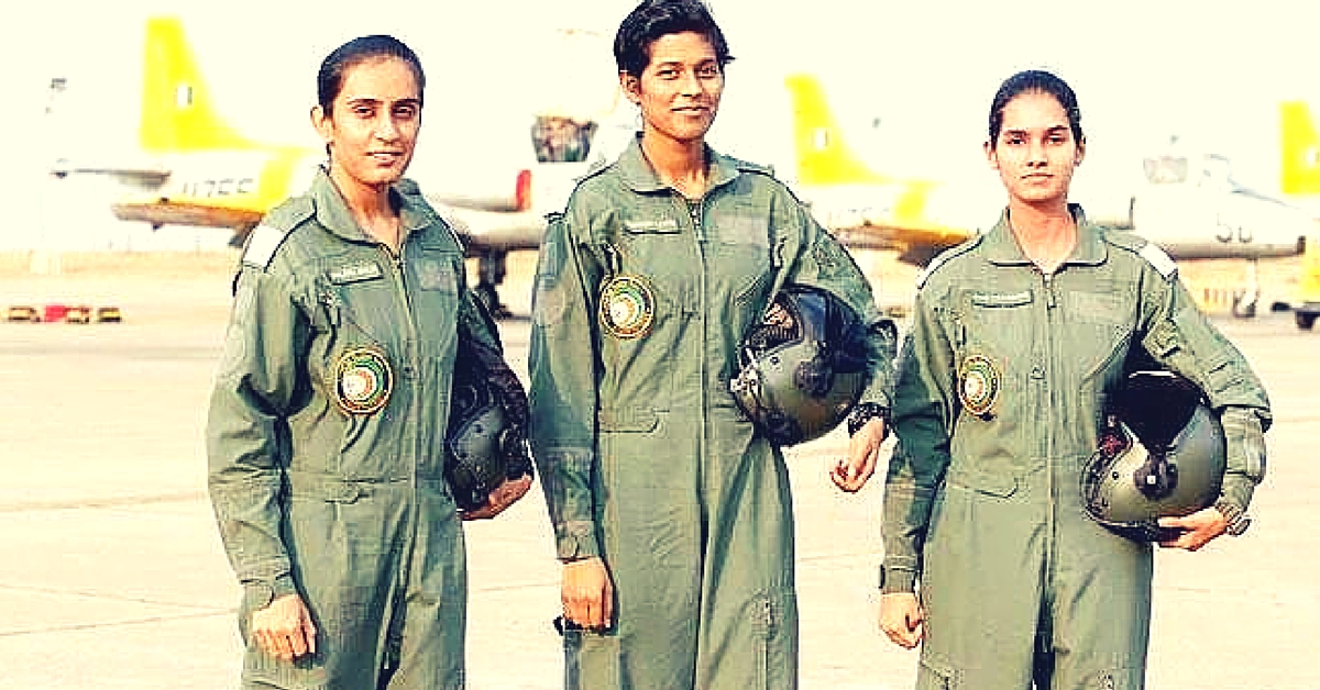 Meet the First Three Women Inducted as Pilots in IAF Fighter Squadron