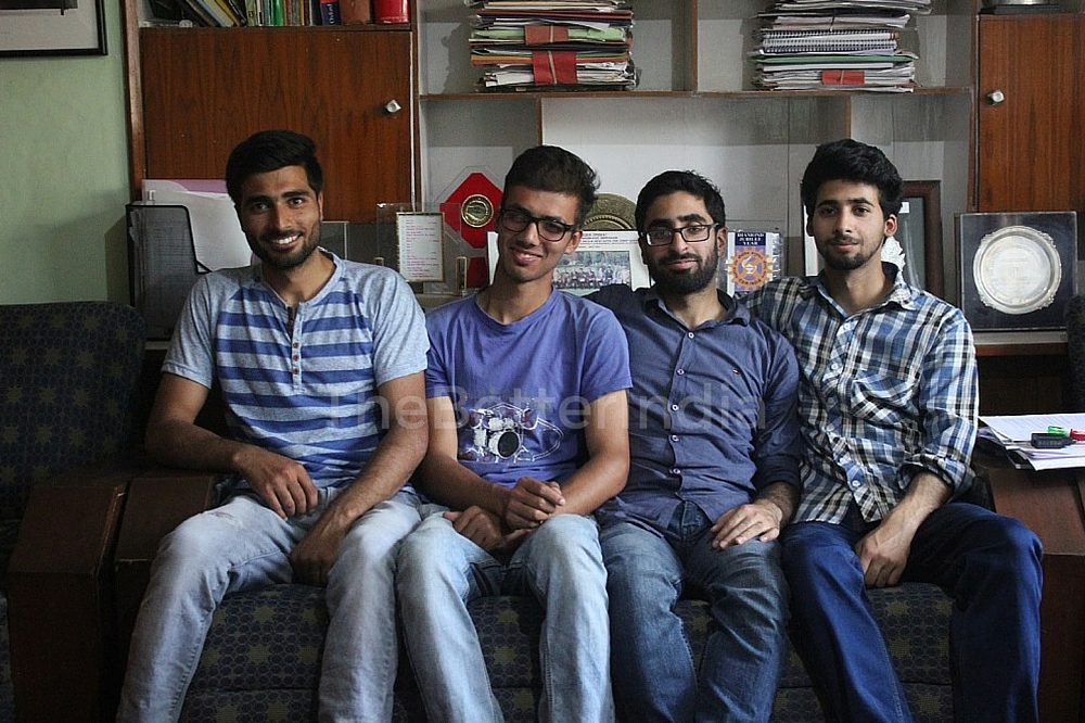 Arif, Aqib, Aneeb, Kaleem (L-R)