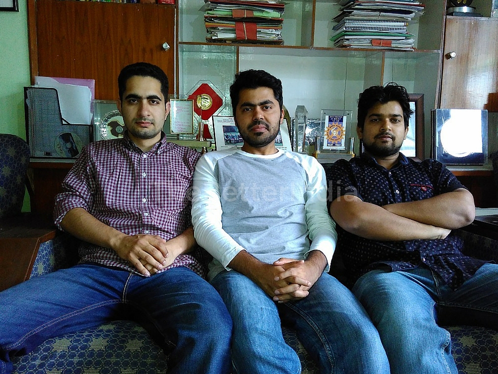 Mubeen, Imbesat, Saifi (L-R)