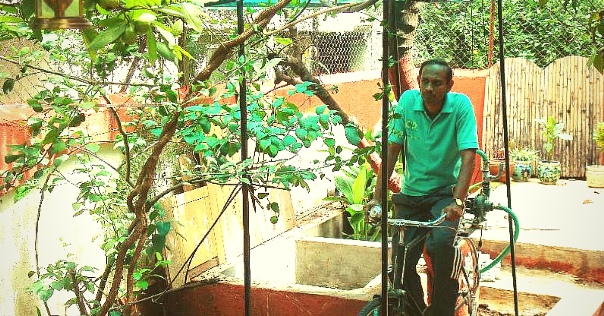 This Pune Family Shows the World How to Exercise and Save Water at the Same Time!