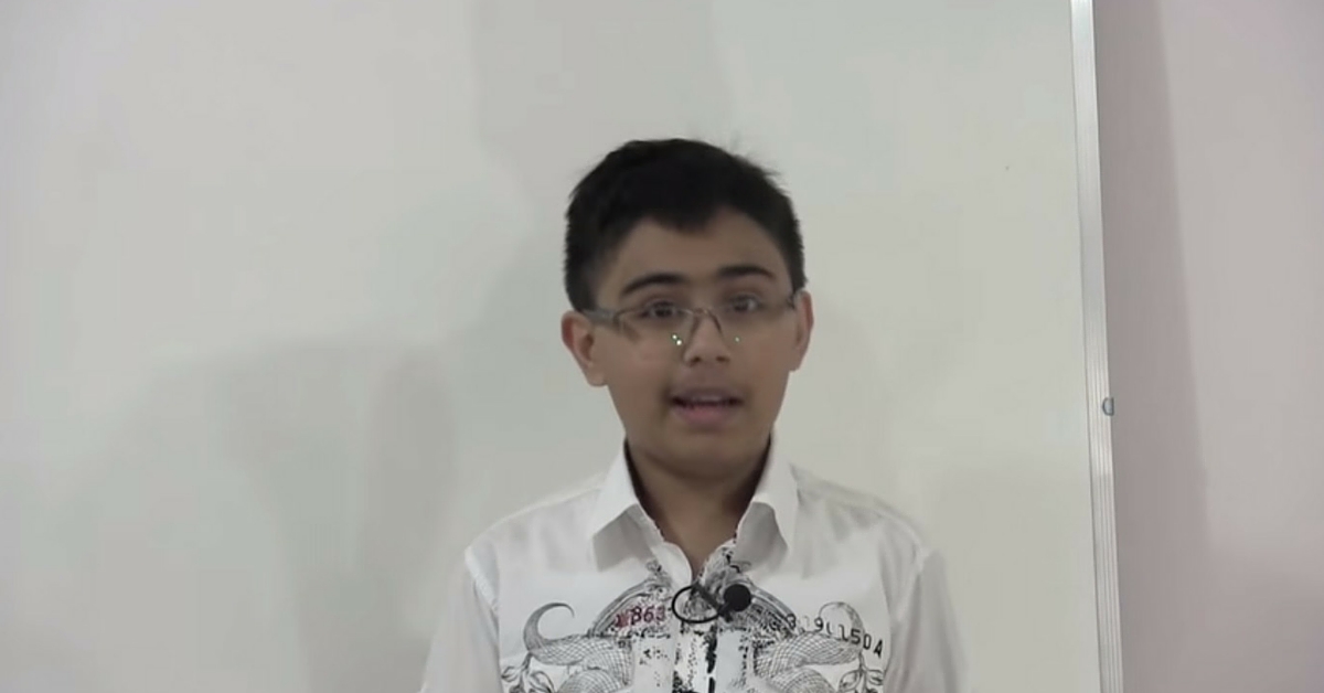 This Brilliant 12-Year-Old App Developer Recently Addressed 10,000 Coders in Bengaluru