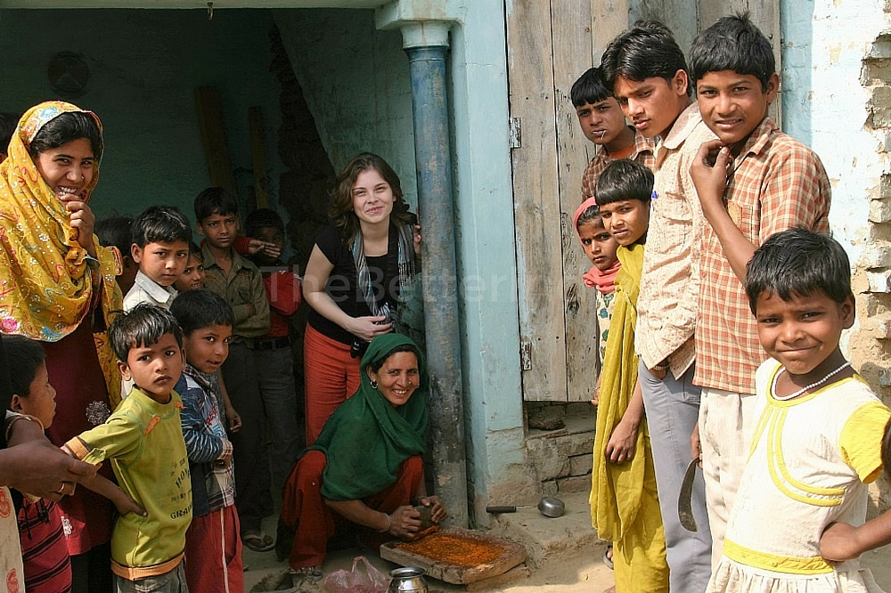 In the villages of Uttar Pradesh where artisans were working on wool and silk carpets