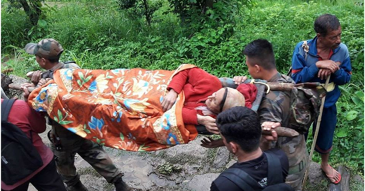 jawans rescue woman