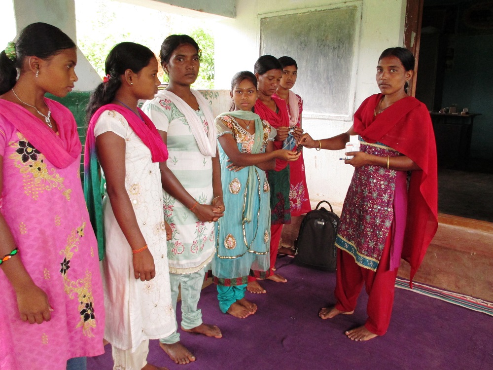 Increasingly, awareness and agency are enabling girls in rural areas to collectively resist child marriage. Girl clubs intervene and counsel parents and community elders from going against the law. (Credit: Sarada Lahangir\WFS) 