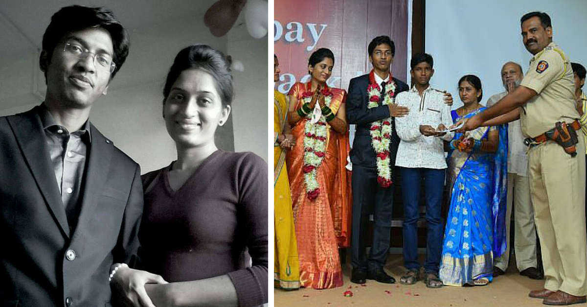 No Band-Baja, No Flowers And No Sweets. But This IRS Officer had a Wedding with a Difference.