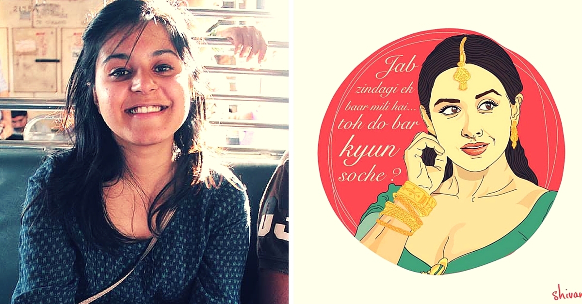 This 21-Year-Old Mumbaikar is Honouring Bold Female Movie Characters with Her Brilliant Artwork