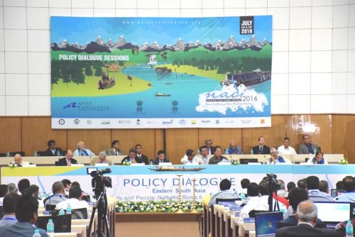 The Policy Session at Nadi Festival brings state heads on one podium. (Photo: Asian Confluence,Shillong) 