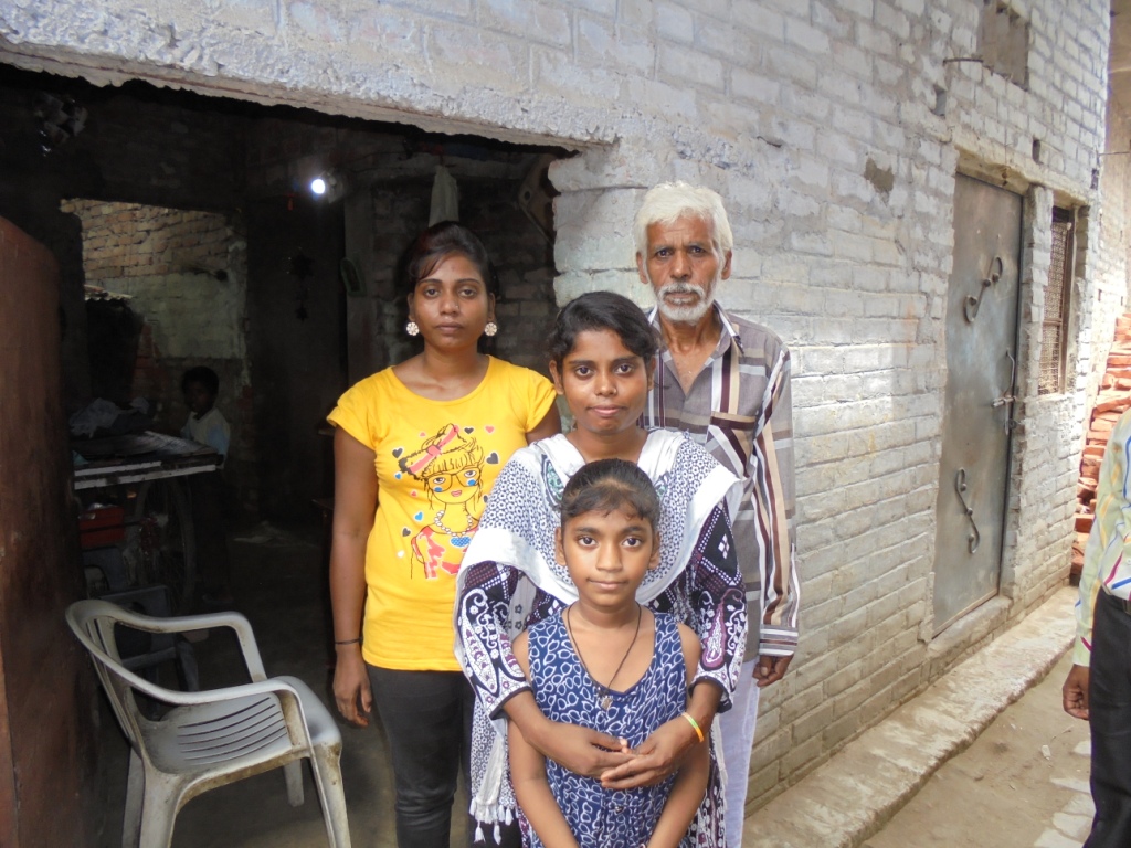 Palak with her family. 