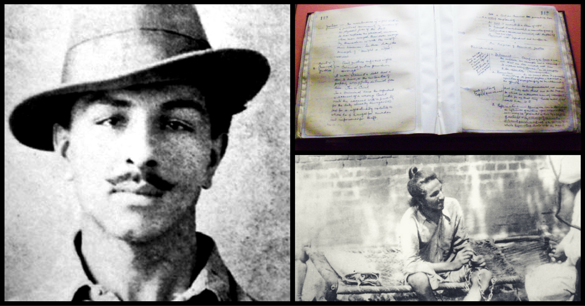 Legendary Freedom Fighter Bhagat Singh’s Jail Diary Reveals That He Had a Passion for Poetry!