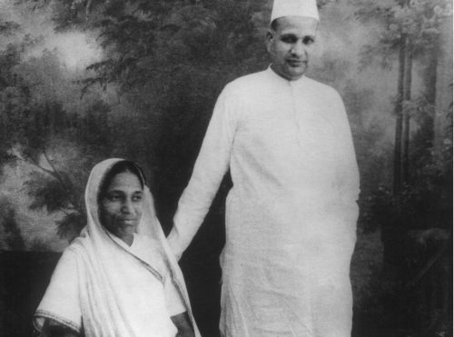 Smt. Jankideviji Bajaj with Shri. Jamnalalji Bajaj