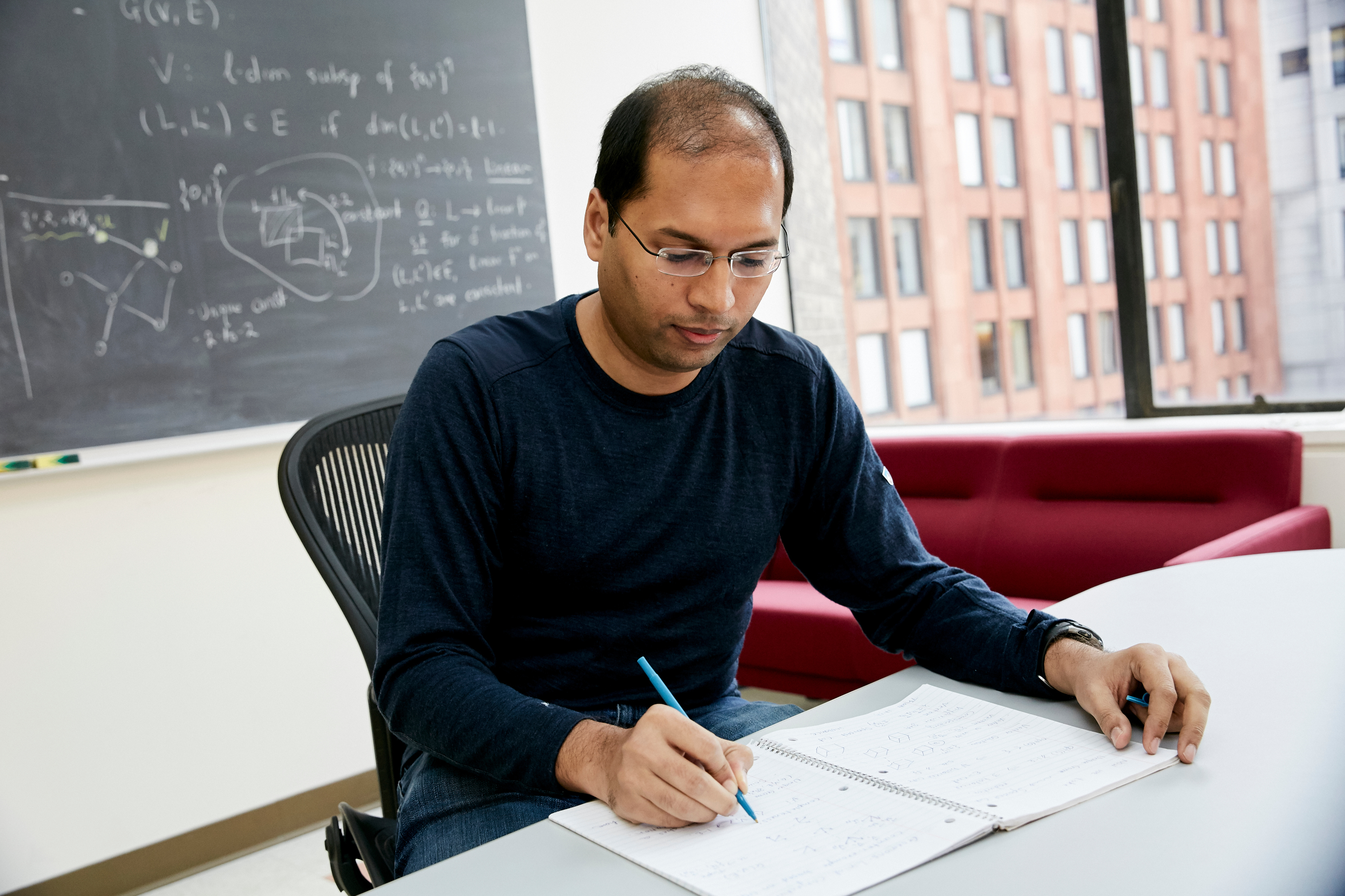 Subhash Khot, 2016 MacArthur Fellow, photographed in New York, New York on Thursday, September 8th, 2016.