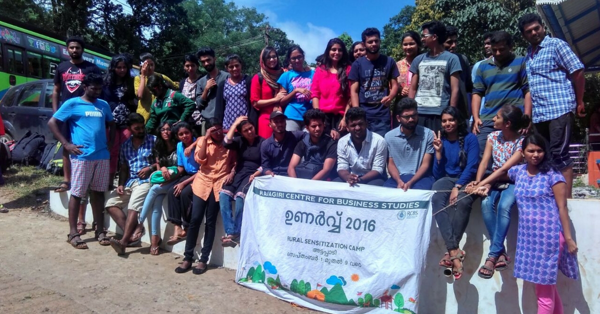 Rural Sensitization Camp By students of Rajagiri College, Attapadi District