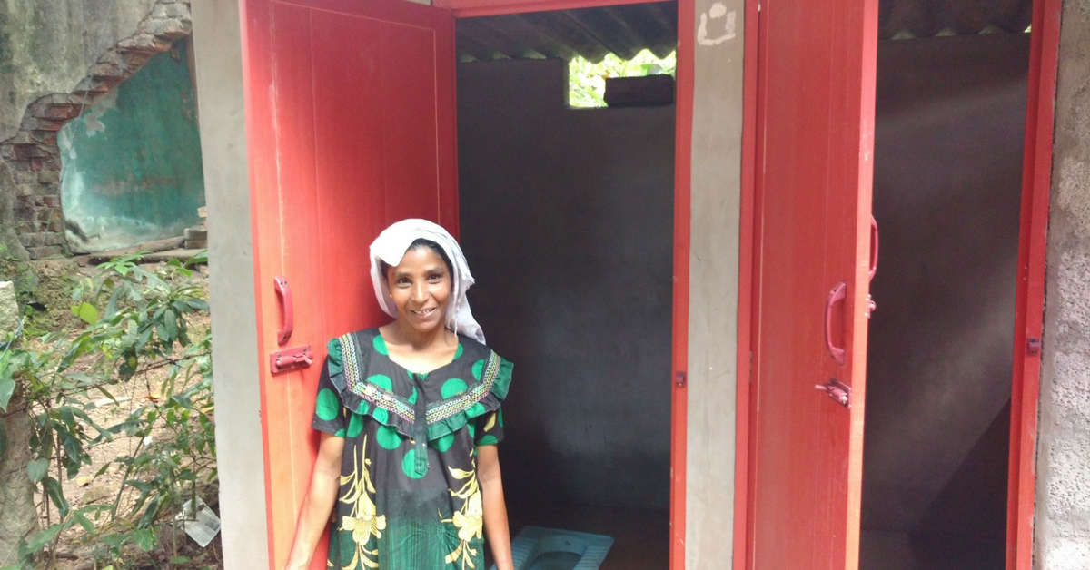 Completed toilet, Panayam GP, Kollam